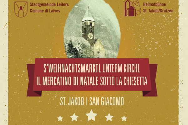 Mercatino di Natale sotto la chiesetta a San Giacomo